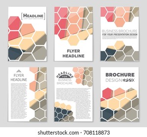 Abstract vector layout background set. For art template design, list, front page, mockup brochure theme style, banner, idea, cover, booklet, print, flyer, book, blank, card, ad, sign, sheet,, a4.