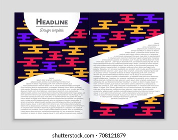 Abstract vector layout background set. For art template design, list, front page, mockup brochure theme style, banner, idea, cover, booklet, print, flyer, book, blank, card, ad, sign, sheet, a4.