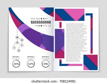 Abstract vector layout background set. For art template design, list, front page, mockup brochure theme style, banner, idea, cover, booklet, print, flyer, book, blank, card, ad, sign, sheet,, a4.