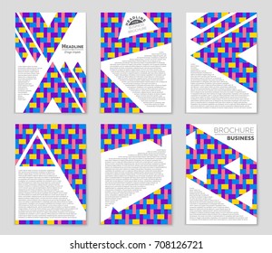 Abstract vector layout background set. For art template design, list, front page, mockup brochure theme style, banner, idea, cover, booklet, print, flyer, book, blank, card, ad, sign, sheet, a4