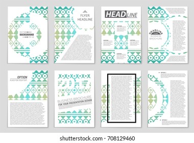Abstract vector layout background set. For art template design, list, front page, mockup brochure theme style, banner, idea, cover, booklet, print, flyer, book, blank, card, ad, sign, sheet, a4.