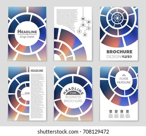 Abstract vector layout background set. For art template design, list, front page, mockup brochure theme style, banner, idea, cover, booklet, print, flyer, book, blank, card, ad, sign, sheet,, a4.