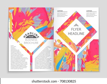 Abstract vector layout background set. For art template design, list, front page, mockup brochure theme style, banner, idea, cover, booklet, print, flyer, book, blank, card, ad, sign, sheet, a4