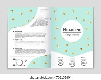 Abstract vector layout background set. For art template design, list, front page, mockup brochure theme style, banner, idea, cover, booklet, print, flyer, book, blank, card, ad, sign, sheet, a4