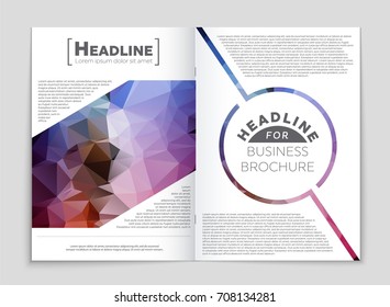 Abstract vector layout background set. For art template design, list, front page, mockup brochure theme style, banner, idea, cover, booklet, print, flyer, book, blank, card, ad, sign, sheet, a4