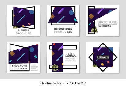 Abstract vector layout background set. For art template design, list, front page, mockup brochure theme style, banner, idea, cover, booklet, print, flyer, book, blank, card, ad, sign, sheet, a4.