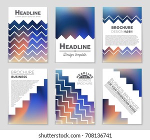 Abstract vector layout background set. For art template design, list, front page, mockup brochure theme style, banner, idea, cover, booklet, print, flyer, book, blank, card, ad, sign, sheet,, a4.