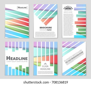 Abstract vector layout background set. For art template design, list, front page, mockup brochure theme style, banner, idea, cover, booklet, print, flyer, book, blank, card, ad, sign, sheet,, a4.