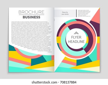 Abstract vector layout background set. For art template design, list, front page, mockup brochure theme style, banner, idea, cover, booklet, print, flyer, book, blank, card, ad, sign, sheet, a4