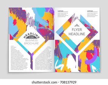 Abstract vector layout background set. For art template design, list, front page, mockup brochure theme style, banner, idea, cover, booklet, print, flyer, book, blank, card, ad, sign, sheet, a4
