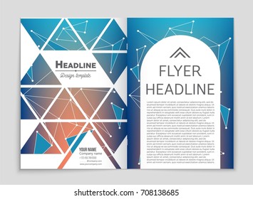 Abstract vector layout background set. For art template design, list, front page, mockup brochure theme style, banner, idea, cover, booklet, print, flyer, book, blank, card, ad, sign, sheet, a4.