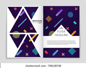 Abstract vector layout background set. For art template design, list, front page, mockup brochure theme style, banner, idea, cover, booklet, print, flyer, book, blank, card, ad, sign, sheet, a4.