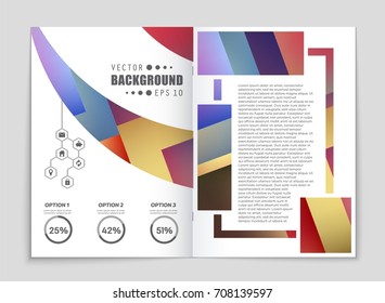 Abstract vector layout background set. For art template design, list, front page, mockup brochure theme style, banner, idea, cover, booklet, print, flyer, book, blank, card, ad, sign, sheet, a4