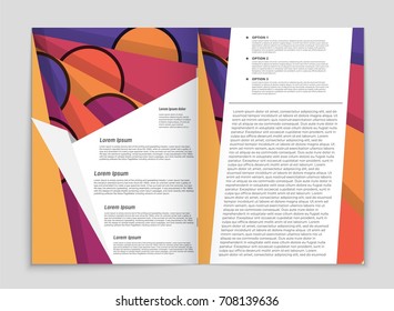 Abstract vector layout background set. For art template design, list, front page, mockup brochure theme style, banner, idea, cover, booklet, print, flyer, book, blank, card, ad, sign, sheet,, a4.