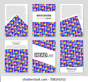 Abstract vector layout background set. For art template design, list, front page, mockup brochure theme style, banner, idea, cover, booklet, print, flyer, book, blank, card, ad, sign, sheet, a4