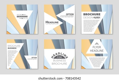 Abstract vector layout background set. For art template design, list, front page, mockup brochure theme style, banner, idea, cover, booklet, print, flyer, book, blank, card, ad, sign, sheet,, a4.