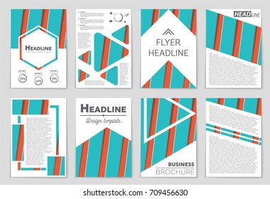 Abstract vector layout background set. For art template design, list, front page, mockup brochure theme style, banner, idea, cover, booklet, print, flyer, book, blank, card, ad, sign, sheet, a4.