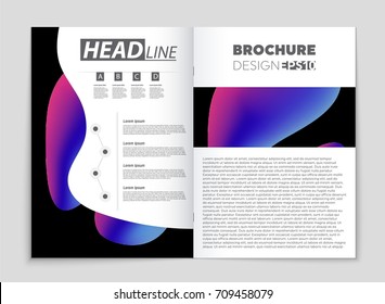 Abstract vector layout background set. For art template design, list, front page, mockup brochure theme style, banner, idea, cover, booklet, print, flyer, book, blank, card, ad, sign, sheet, a4