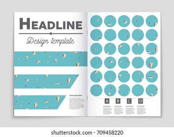 Abstract vector layout background set. For art template design, list, front page, mockup brochure theme style, banner, idea, cover, booklet, print, flyer, book, blank, card, ad, sign, sheet, a4