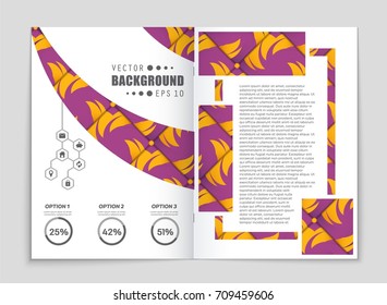 Abstract vector layout background set. For art template design, list, front page, mockup brochure theme style, banner, idea, cover, booklet, print, flyer, book, blank, card, ad, sign, sheet, a4.