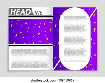 Abstract vector layout background set. For art template design, list, front page, mockup brochure theme style, banner, idea, cover, booklet, print, flyer, book, blank, card, ad, sign, sheet, a4