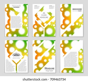 Abstract vector layout background set. For art template design, list, front page, mockup brochure theme style, banner, idea, cover, booklet, print, flyer, book, blank, card, ad, sign, sheet, a4.