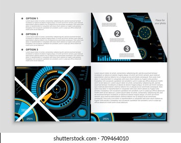 Abstract vector layout background set. For art template design, list, front page, mockup brochure theme style, banner, idea, cover, booklet, print, flyer, book, blank, card, ad, sign, sheet, a4.