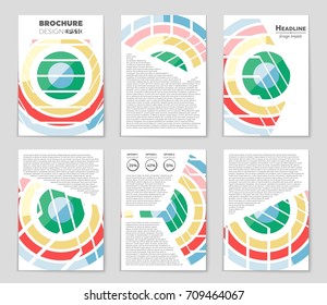 Abstract vector layout background set. For art template design, list, front page, mockup brochure theme style, banner, idea, cover, booklet, print, flyer, book, blank, card, ad, sign, sheet, a4.