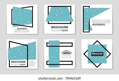 Abstract vector layout background set. For art template design, list, front page, mockup brochure theme style, banner, idea, cover, booklet, print, flyer, book, blank, card, ad, sign, sheet, a4
