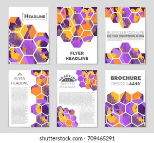 Abstract vector layout background set. For art template design, list, front page, mockup brochure theme style, banner, idea, cover, booklet, print, flyer, book, blank, card, ad, sign, sheet, a4