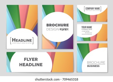 Abstract vector layout background set. For art template design, list, front page, mockup brochure theme style, banner, idea, cover, booklet, print, flyer, book, blank, card, ad, sign, sheet,, a4.