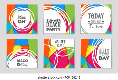 Abstract vector layout background set. For art template design, list, front page, mockup brochure theme style, banner, idea, cover, booklet, print, flyer, book, blank, card, ad, sign, sheet,, a4.
