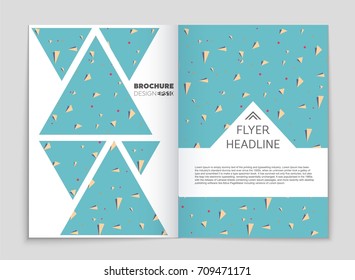 Abstract vector layout background set. For art template design, list, front page, mockup brochure theme style, banner, idea, cover, booklet, print, flyer, book, blank, card, ad, sign, sheet, a4