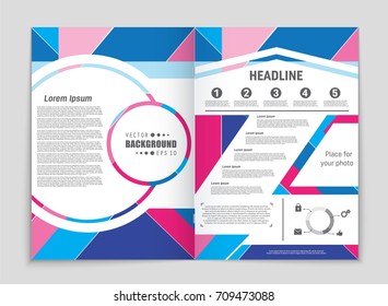Abstract vector layout background set. For art template design, list, front page, mockup brochure theme style, banner, idea, cover, booklet, print, flyer, book, blank, card, ad, sign, sheet, a4