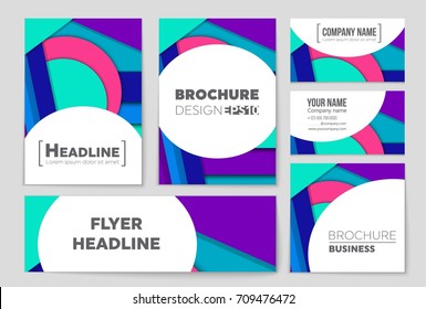 Abstract vector layout background set. For art template design, list, front page, mockup brochure theme style, banner, idea, cover, booklet, print, flyer, book, blank, card, ad, sign, sheet,, a4.