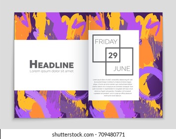 Abstract vector layout background set. For art template design, list, front page, mockup brochure theme style, banner, idea, cover, booklet, print, flyer, book, blank, card, ad, sign, sheet, a4