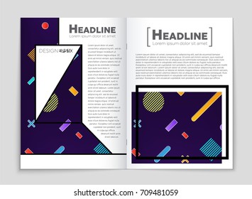 Abstract vector layout background set. For art template design, list, front page, mockup brochure theme style, banner, idea, cover, booklet, print, flyer, book, blank, card, ad, sign, sheet, a4.