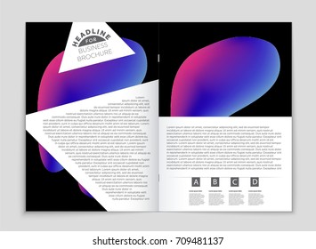 Abstract vector layout background set. For art template design, list, front page, mockup brochure theme style, banner, idea, cover, booklet, print, flyer, book, blank, card, ad, sign, sheet, a4