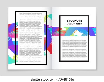 Abstract vector layout background set. For art template design, list, front page, mockup brochure theme style, banner, idea, cover, booklet, print, flyer, book, blank, card, ad, sign, sheet, a4