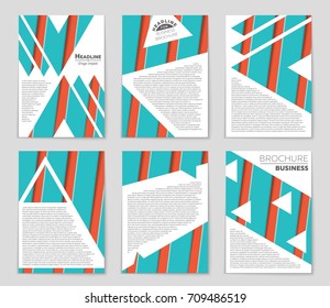 Abstract vector layout background set. For art template design, list, front page, mockup brochure theme style, banner, idea, cover, booklet, print, flyer, book, blank, card, ad, sign, sheet, a4.