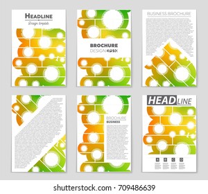 Abstract vector layout background set. For art template design, list, front page, mockup brochure theme style, banner, idea, cover, booklet, print, flyer, book, blank, card, ad, sign, sheet, a4.