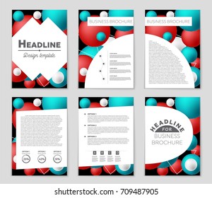 Abstract vector layout background set. For art template design, list, front page, mockup brochure theme style, banner, idea, cover, booklet, print, flyer, book, blank, card, ad, sign, sheet, a4.