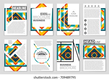 Abstract vector layout background set. For art template design, list, front page, mockup brochure theme style, banner, idea, cover, booklet, print, flyer, book, blank, card, ad, sign, sheet, a4.