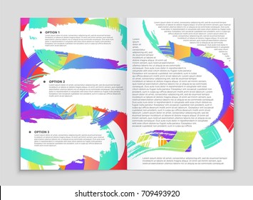 Abstract vector layout background set. For art template design, list, front page, mockup brochure theme style, banner, idea, cover, booklet, print, flyer, book, blank, card, ad, sign, sheet, a4