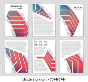 Abstract vector layout background set. For art template design, list, front page, mockup brochure theme style, banner, idea, cover, booklet, print, flyer, book, blank, card, ad, sign, sheet, a4.
