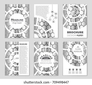 Abstract vector layout background set. For art template design, list, front page, mockup brochure theme style, banner, idea, cover, booklet, print, flyer, book, blank, card, ad, sign, sheet, a4.