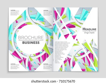 Abstract vector layout background set. For art template design, list, front page, mockup brochure theme style, banner, idea, cover, booklet, print, flyer, book, blank, card, ad, sign, sheet, a4.