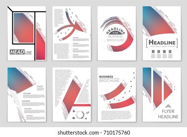 Abstract vector layout background set. For art template design, list, front page, mockup brochure theme style, banner, idea, cover, booklet, print, flyer, book, blank, card, ad, sign, sheet, a4.