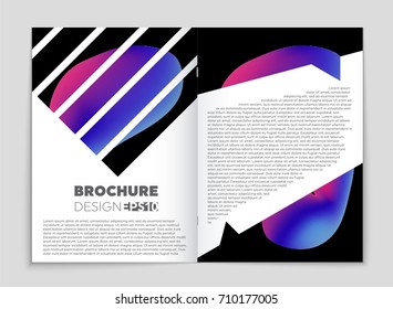 Abstract vector layout background set. For art template design, list, front page, mockup brochure theme style, banner, idea, cover, booklet, print, flyer, book, blank, card, ad, sign, sheet, a4