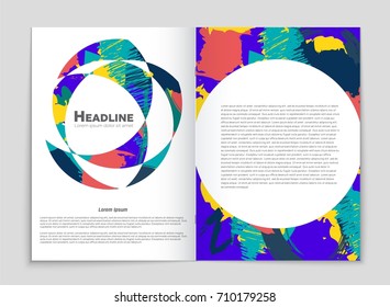 Abstract vector layout background set. For art template design, list, front page, mockup brochure theme style, banner, idea, cover, booklet, print, flyer, book, blank, card, ad, sign, sheet, a4